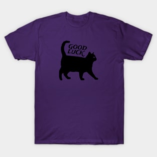 Black Cat Good Luck T-Shirt